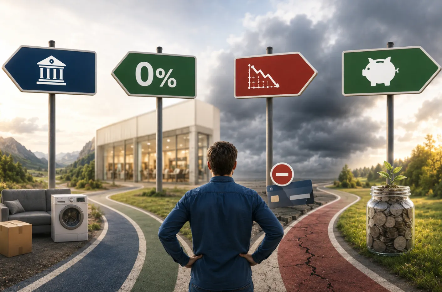Anschaffungen finanzieren: Ratenkredit, Nullprozentfinanzierung, Dispo und Sparen im Vergleich