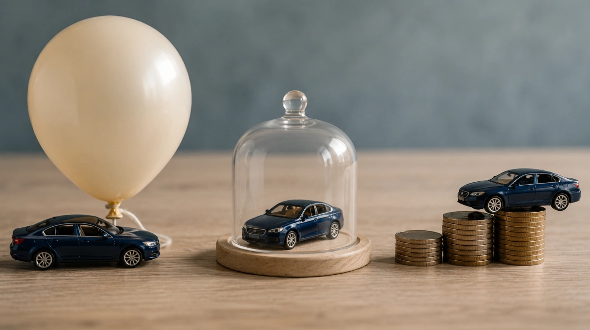 Kreditarten beim Auto: Ballonfinanzierung, Leasing und Autokredit im Vergleich